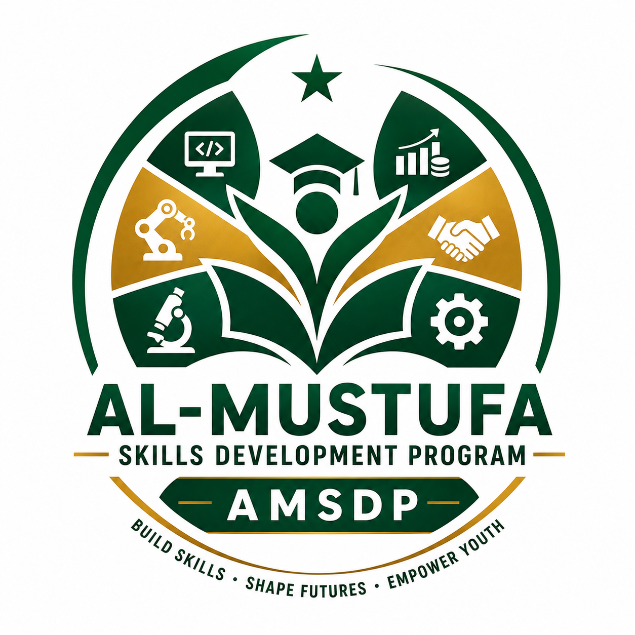 Al-Mustafa Skills Development Program logo